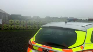 Police at scene