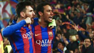 Messi y Neymar