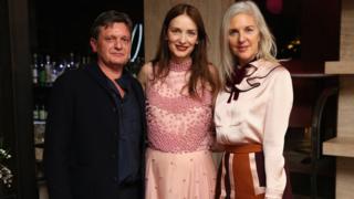 Tom and Ruth Chapman with designer Roksanda Ilincic