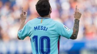 Messi ya ci kwallo na 100 a wasannin nahiyar Turai