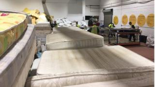 Staff at work in the warehouse