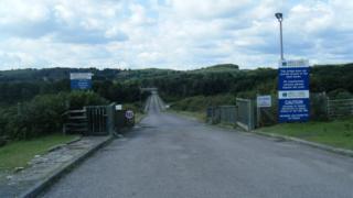 Treatment works in Ogmore-by-Sea