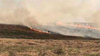 Fire on Ilkley Moor