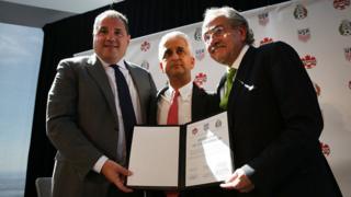 Presidentes de las federaciones de Canadá, Estados Unidos y México