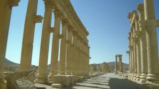 Palmyra's ruins in Syria