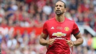 Rio Ferdinand win plenty titles with Manchester United.