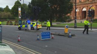 Police at scene