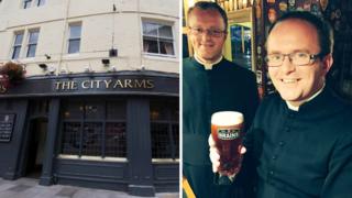 The City Arm and the priest who visited the pub