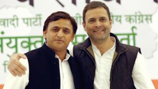 राहुल गांधी और अखिलेश यादव