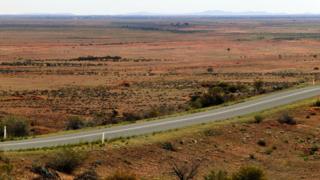 Road outside Broken Hill (file image)