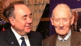Alex Salmond and father Robert