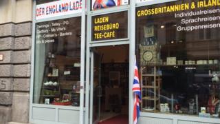 English shop in Leipzig