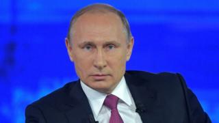 Vladimir Putin en el programa