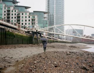Ted on the shore