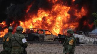 Robo de combustible en Puebla