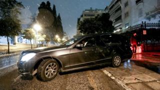 Hearse leaves residence block where Mr Malanin lived - 9 January