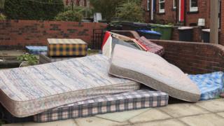 Fly-tipping in Leeds (library picture)