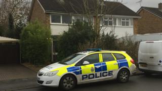 Crime scene in Avondale Road
