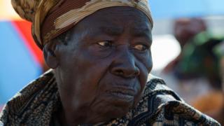 A woman in Tanzania