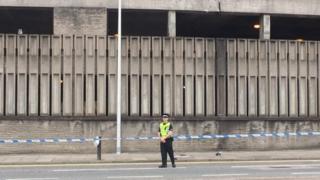 Police officer at scene