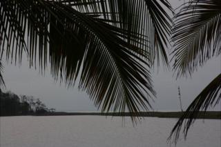 Campamento militar de Nicaragua en la frontera con Costa Rica en el Caribe.
