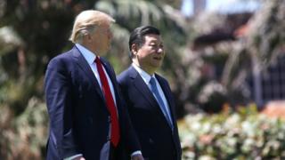 特朗普和习近平美国时间4月7日在佛罗里达棕榈滩的海湖庄园首次见面。