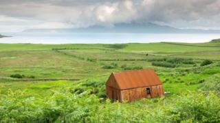 Una casa en la isla de Eigg