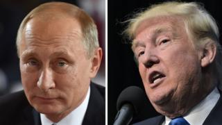 Владимир Путин и Дональд Трамп