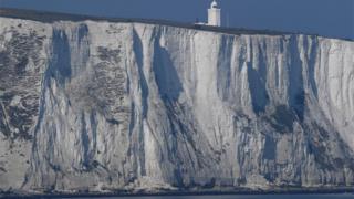 White cliffs of Dover