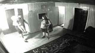 Съемка камеры наблюдения