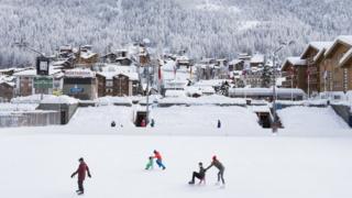 Zermatt kayak merkezi