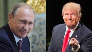 Владимир Путин и Дональд Трамп