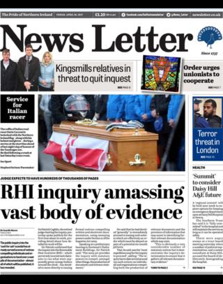 News Letter front page