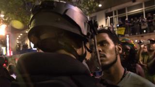 Manifestación en Charlotte