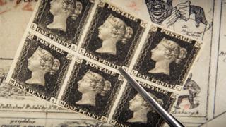 Penny Black stamps