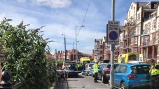 The scene in Bridlington