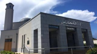 Galway mosque exterior shot