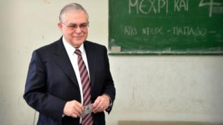 Yunanistan'ın eski başbakanı Lucas Papademos
