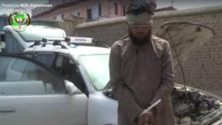 تصویر فرد بازداشت شده از سوی اداره امنیت ملی افغانستان