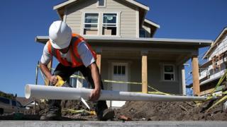 A construction worker in the US
