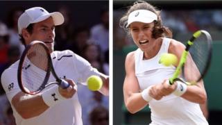 Konta (kulia) hajawahi kushinda taji la Wimbledon