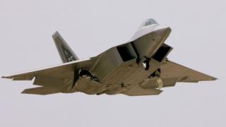 F-22 fighter jet