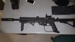 Gun seized by police