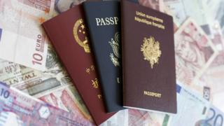 Паспорта разных государств