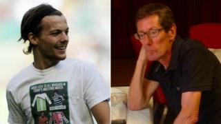 Louis Tomlinson (left) and Nigel Knights (right)