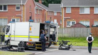 Army technical officers were called to examine the object