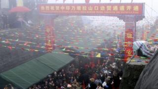 中印邊境的乃堆拉山口(資料圖)