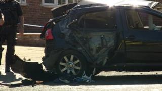 Crash scene
