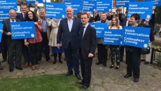 Lansio ymgyrch y Ceidwadwyr Cymreig