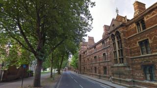 Oxford's Keble College in Parks Road